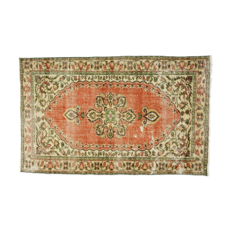 Tapis vintage Anatolien fait main 242 cm x 150 cm