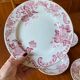 Pop-up Christmas 2022 - Set of 5 flat plates pink iron earth Saint-Amand