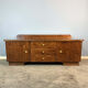 Lowboard, small chest of drawers, flamed birch, 1950s