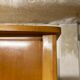 Scandinavian wardrobe 1960 honey color 4 doors L 205 cm