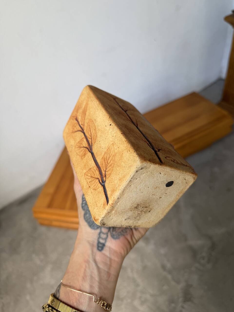 Leduc ceramic herbarium vase
