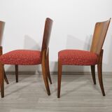 4 art deco dining chairs by Jindrich Halabala