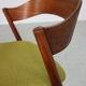 Mid- Century Set Of Two Organic Shape Teak Dinning Room Chairs, 1960 Denmark