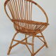 Fauteuil en rotin années 50