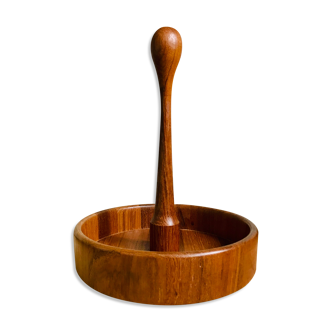 Plateau scandinave vintage en teck Digsmed 1964