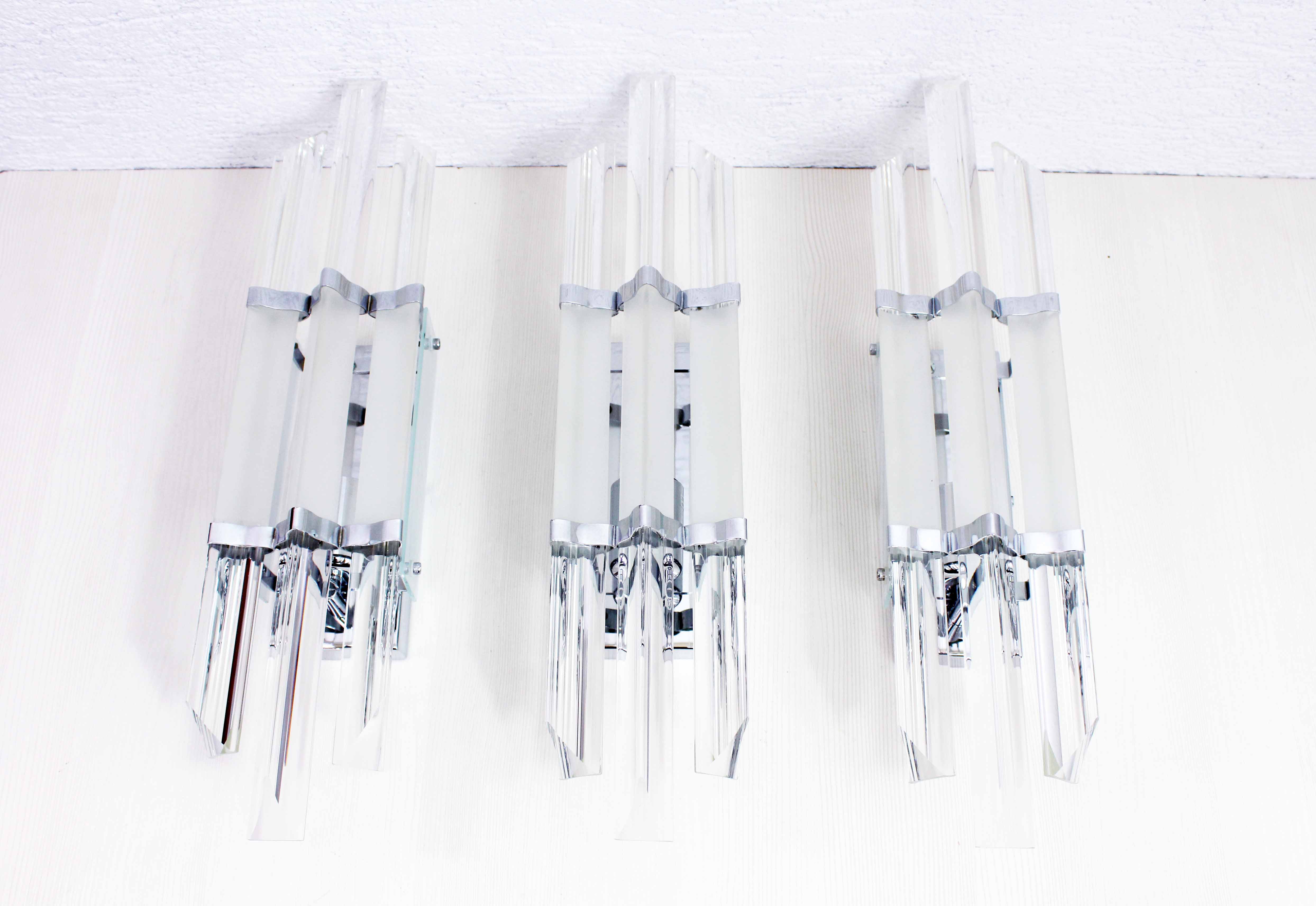 Set of 3 guti's italian wall lamps