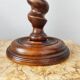 Vintage turned wooden lamp base – France 1950-60