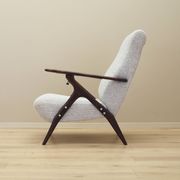 Beech armchair, Italian design, 1970s, production: Italy