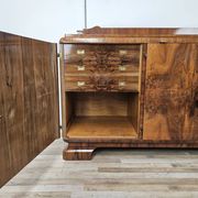 French Art Decò sideboard in walnut, 1940