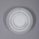 Vintage 70s metal and plastic ceiling lamp, Italian design