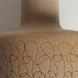Ceramic vase and money Scandinavian style