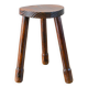 Wooden tripod stool, Brutalist, Popular Style, 1950