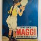 Enamelled plaque advertisement Maggie "consume Maggie cocoa-gluten lunch"