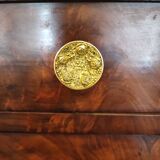 Semainier Louis XVI style in walnut veneer