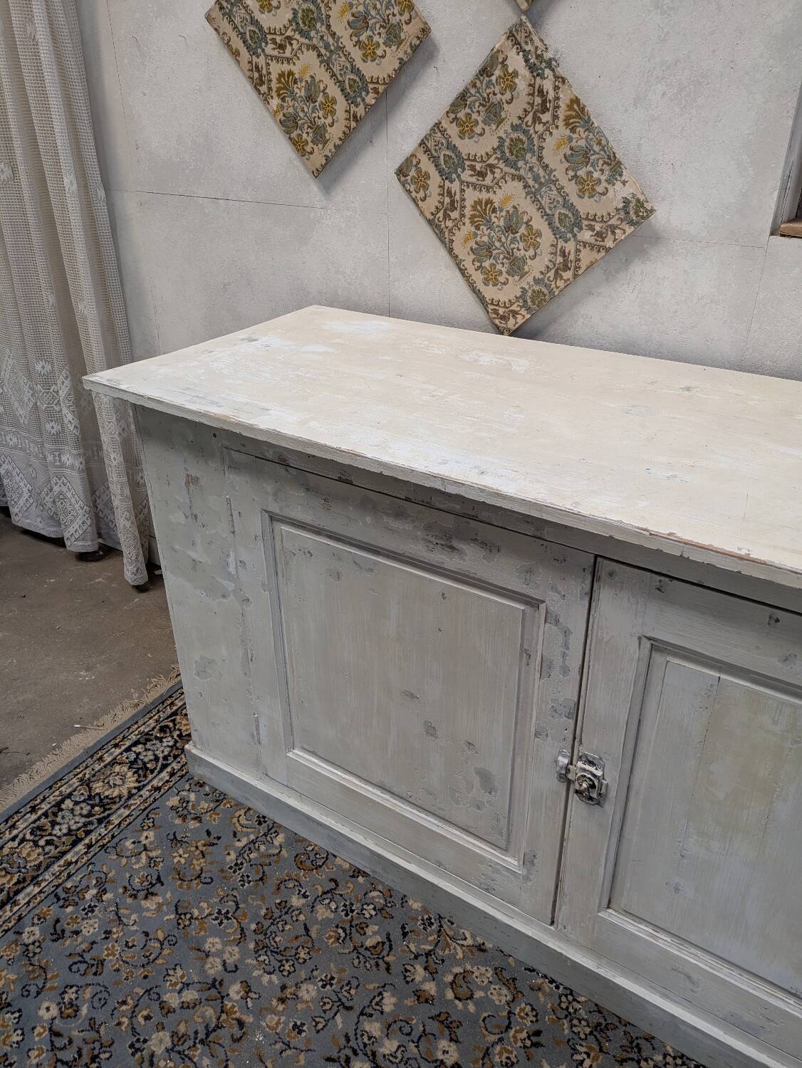 Large patinated buffet