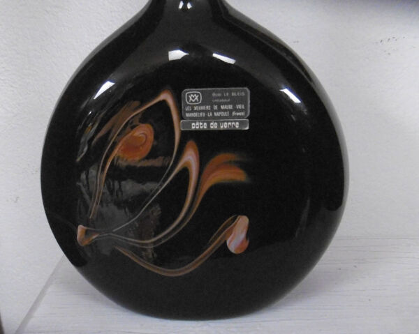 Carafe pate de verre - creation bob le bleïs - maure vieil mandelieu