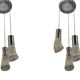 Mid-century murano glass pendant lights, 1970s, set of 2