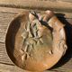 Art Nouveau bronze catchall/dish signed Leon Kann.