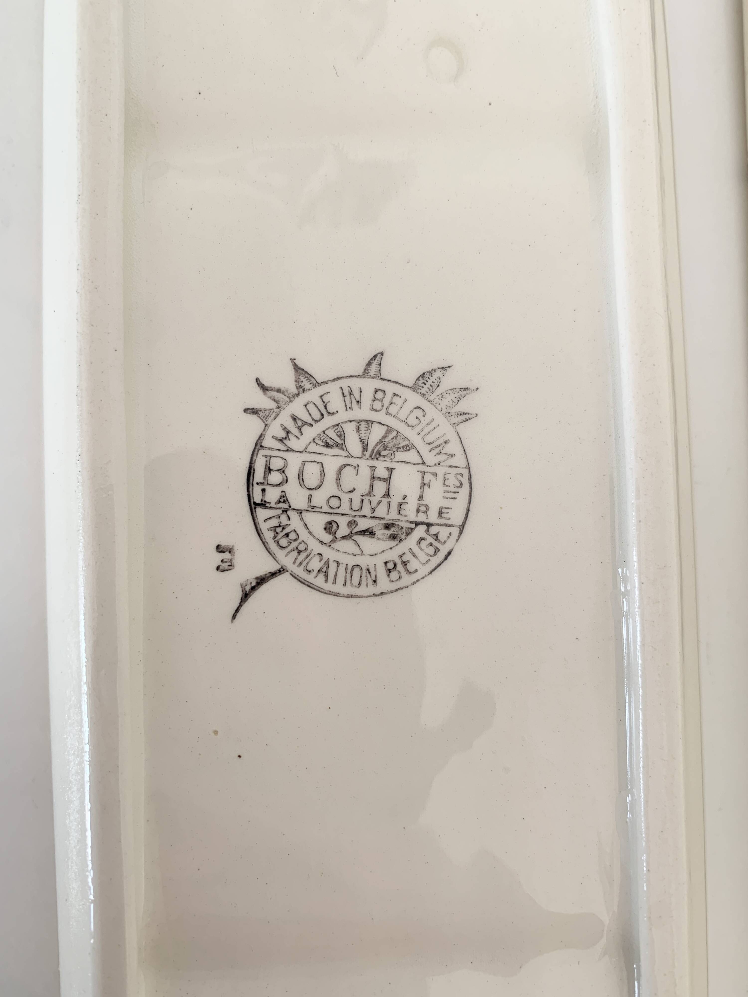 Art Deco covered box Boch Kéramis Frères