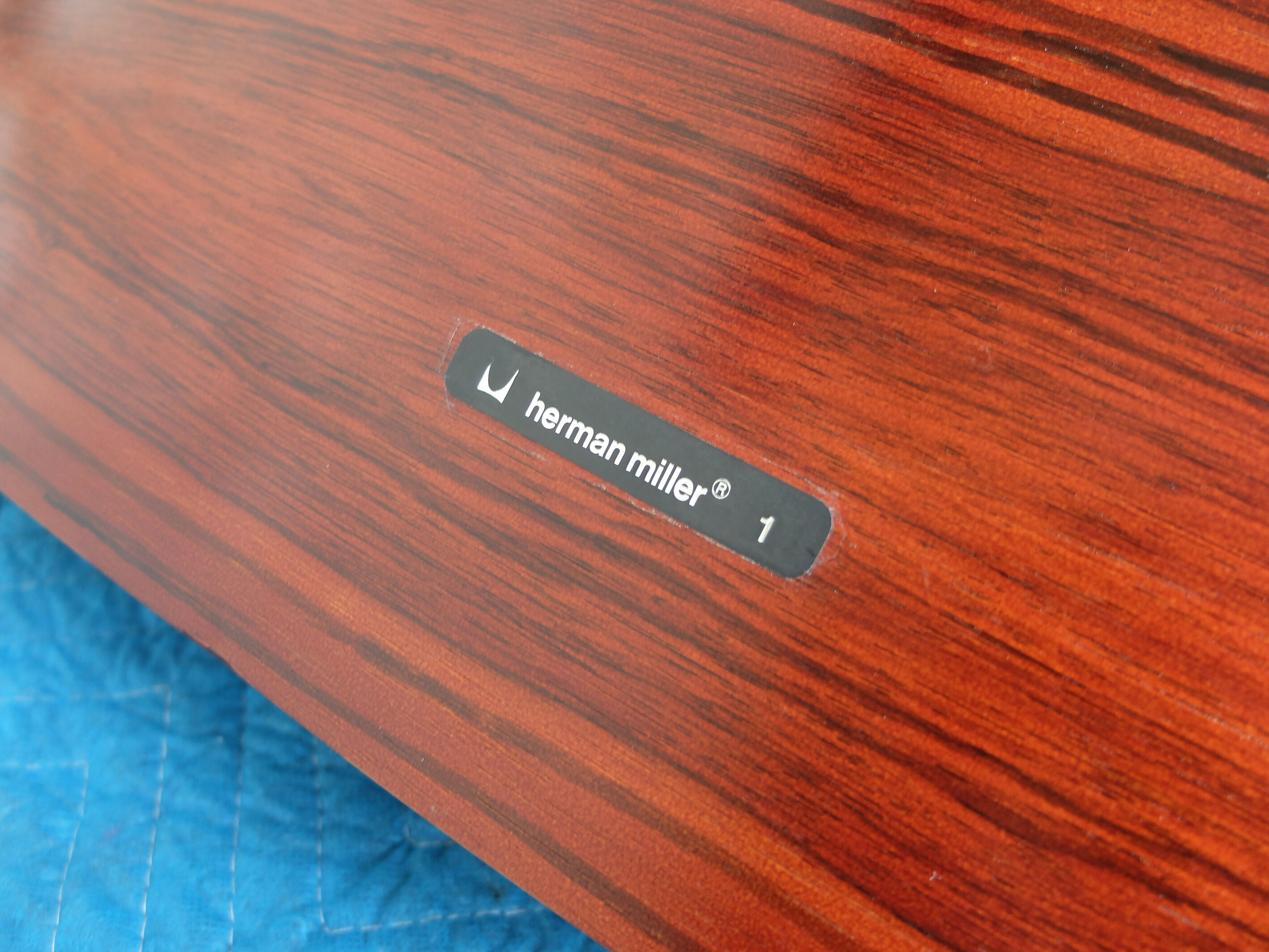 Lounge chair & ottoman rosewood from Rio by Charles & Ray Eames edition Herman Miller USA, 1970