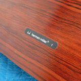 Lounge chair & ottoman rosewood from Rio by Charles & Ray Eames edition Herman Miller USA, 1970