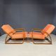 Pair of H-70 lounge chairs by Jindřich Halabala for UP Závody Brno, Czechoslovakia, 1930s, 88 × 65 × 85 cm