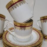 6 coffee cups signed "Jammet Seignolles"