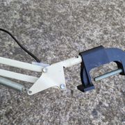 Articulated architect's lamp, vintage 1970
