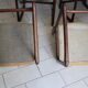Série de 4 chaises traineau Baumann