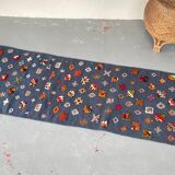 Berber Kilim Hallway Rug VINTAGE Velvet Patterns