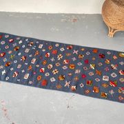 Berber Kilim Hallway Rug VINTAGE Velvet Patterns