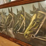 Lithographie chevaux
