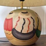 Vintage wooden bedside lamp