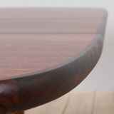 Skovby rosewood extendable table with 2 leaves, Denmark 1970s