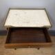 Small mahogany side table in Louis XVI style.