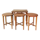 Tables pliantes du milieu du siècle, conçues par P. Hundevad, Novy domov, Tchécoslovaquie