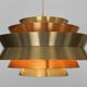 Pendant light "Trava" by Carl Thore for Granhaga Metallindustri. Sweden 1960s.