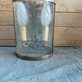 Brass wall lantern