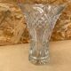 Ancien vase cristallerie lorraine cristal taillé made in France vintage