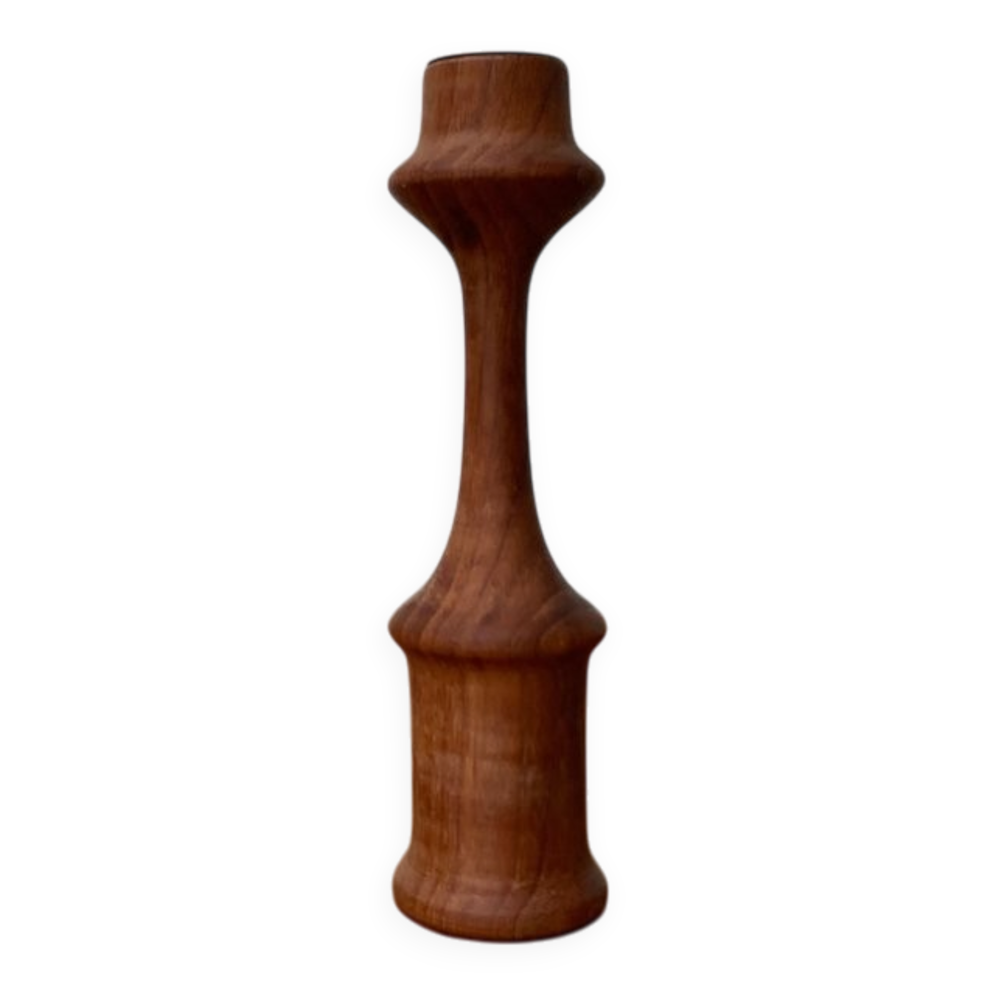 Danish Mid-Century Teak Candle Holder by Rasmussen Copenhagen, 1960s