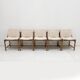 Set of Five Vittorio Rossi Dining Chairs for Lorenzon Italia , 1960s