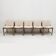 Set of Five Vittorio Rossi Dining Chairs for Lorenzon Italia , 1960s