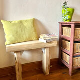 Solid chestnut wood bench
