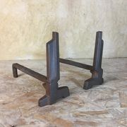 Pair of art deco style chenets