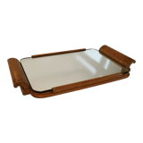 Art Deco wooden mirror top, 1940.