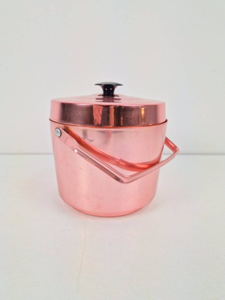 Purple Anodized Aluminium Ice Bucket by Alfi, Germany, 1960s