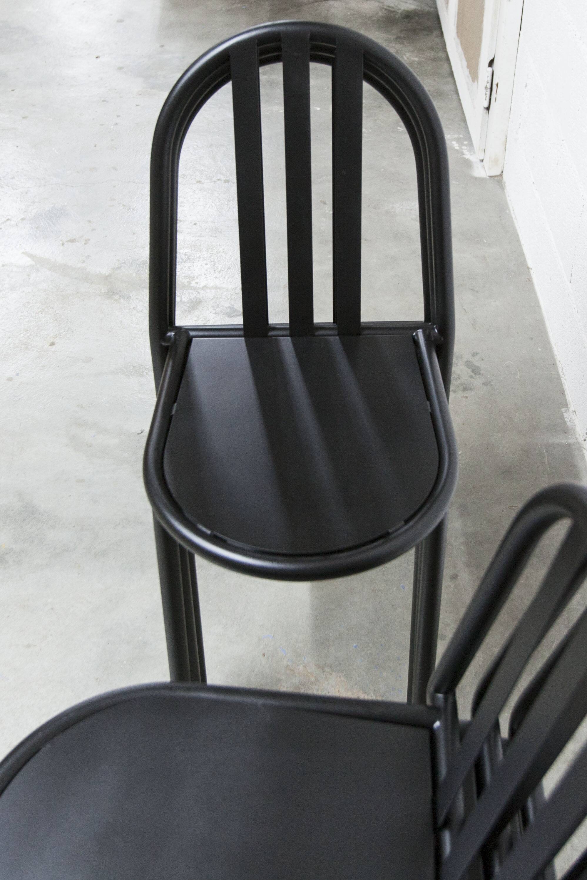 Set of 6 "202" model chairs by Robert Mallet Stevens 1980