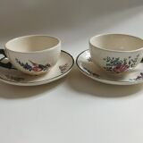 Old earthenware cups Villeroy & Boch 1562 Old Strasbourg