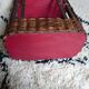 Hand-woven wooden bottle locker, bamboo and wicker