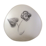 Hollow plates nidervillier décor pink black